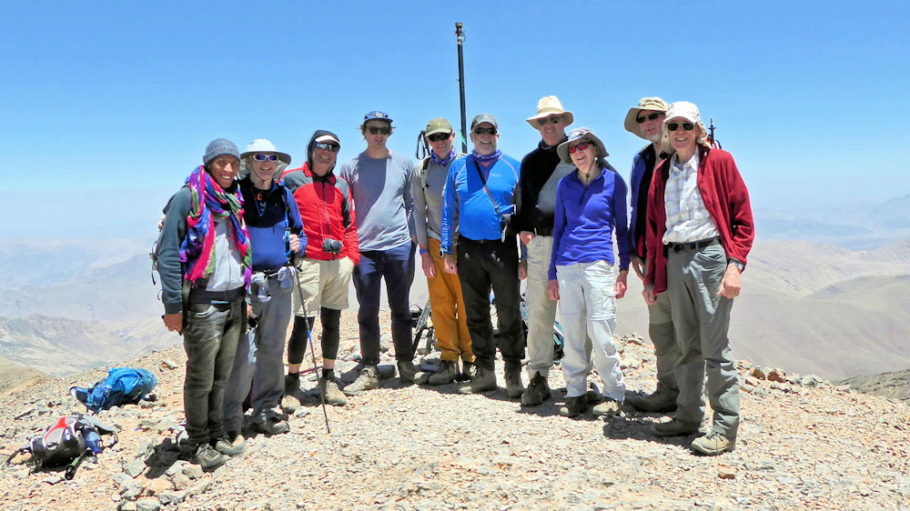 On the Mgoun summit, photo by Ed Bramley